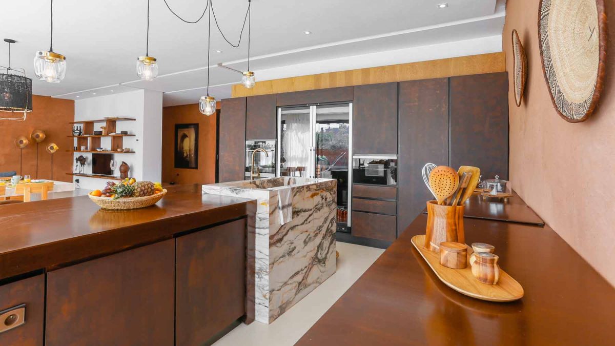 concevoir cuisine villa Marrakech